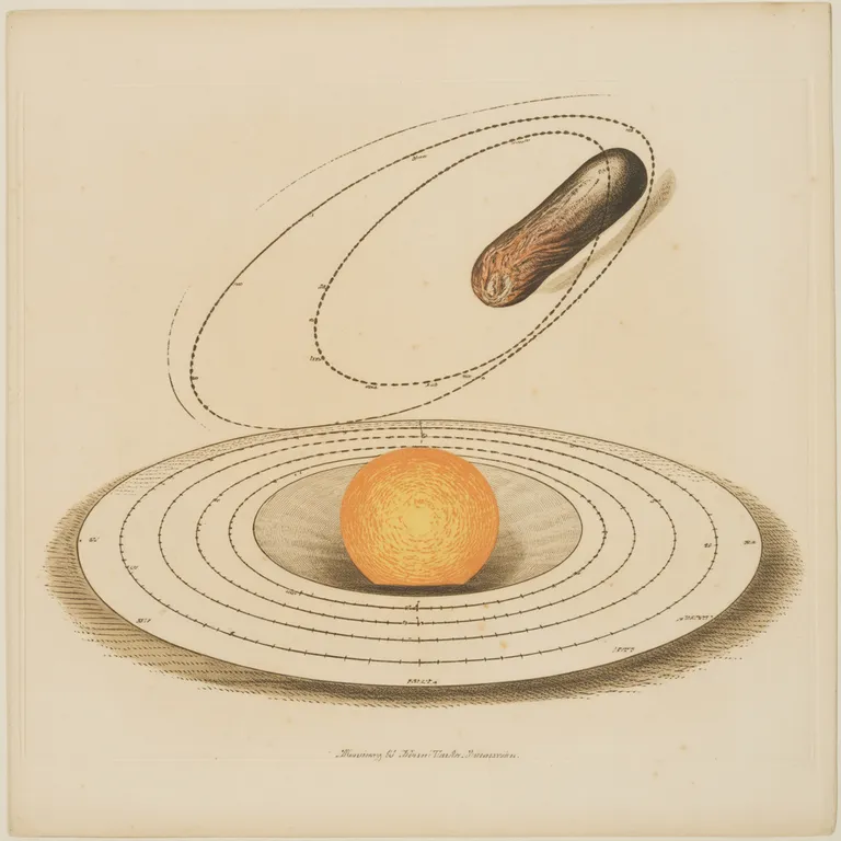 Diagram of 'Oumuamua's trajectory through the inner solar system